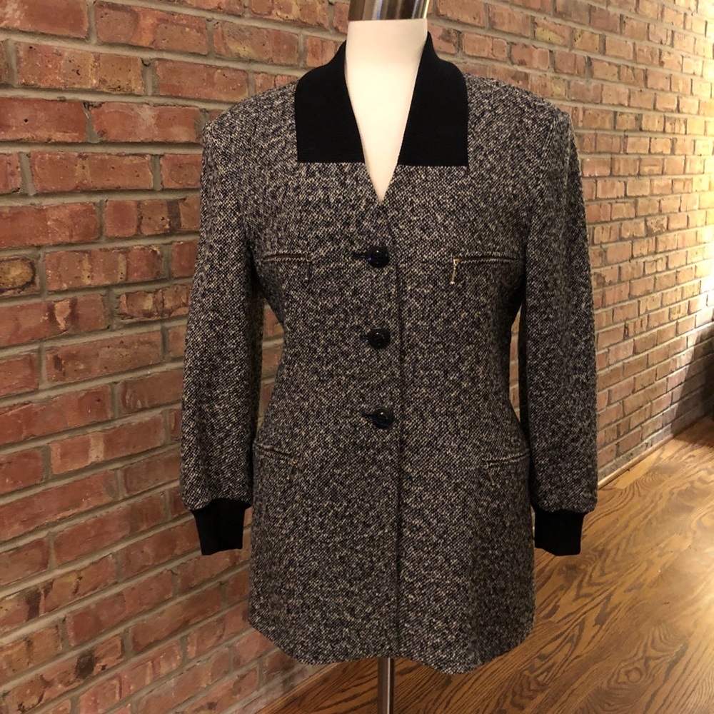 90’s Escada by Margaretha Ley tailored wool jacket